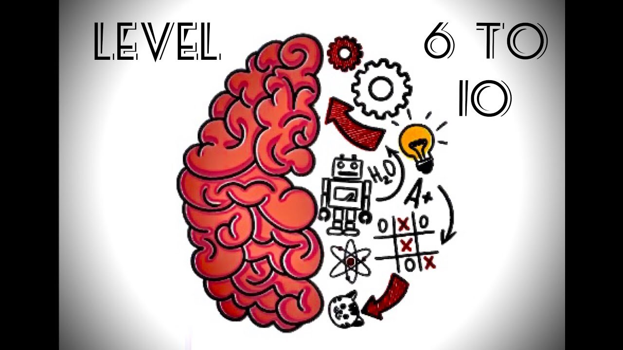 Brain Test: Tricky puzzles-Game ( Levels 6 To 10 Solution)