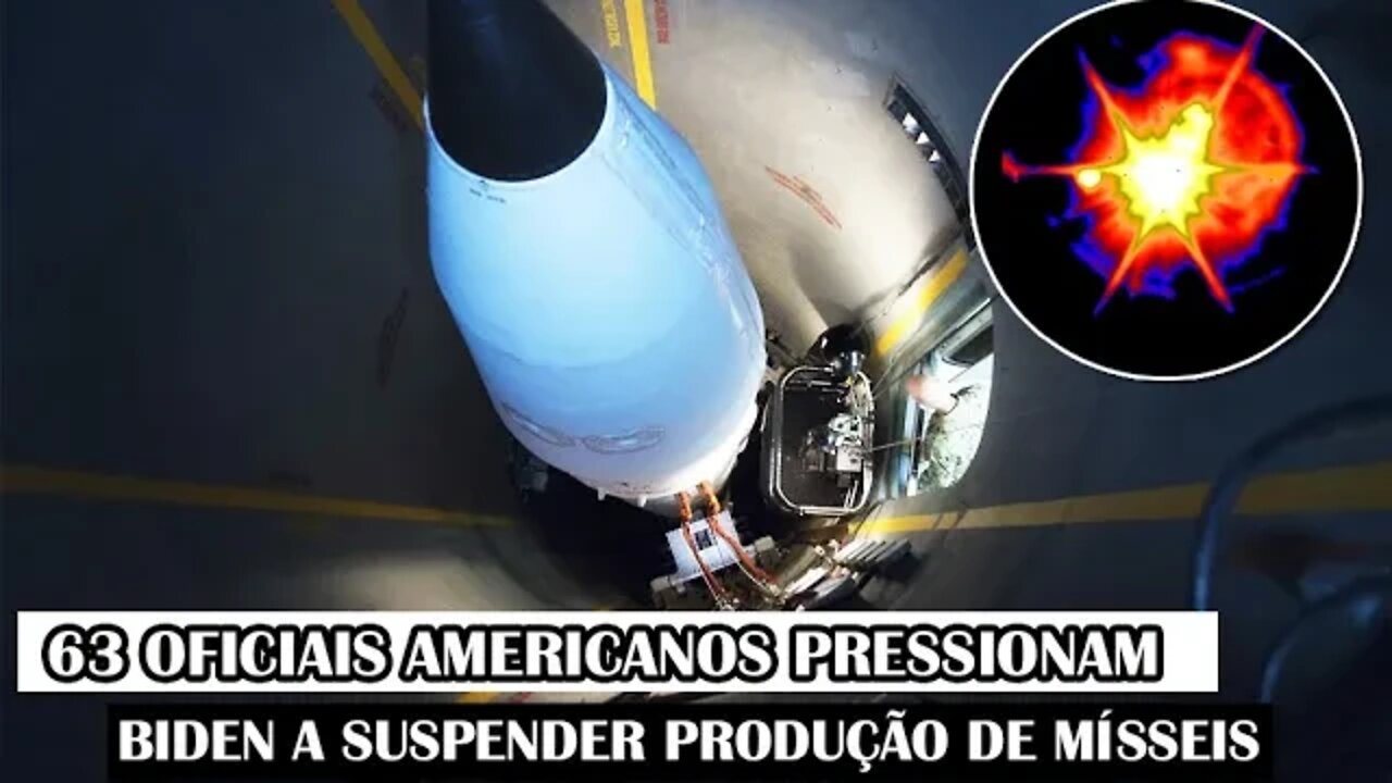 63 Oficiais Americanos Pressionam Biden A Suspender Produção De Mísseis