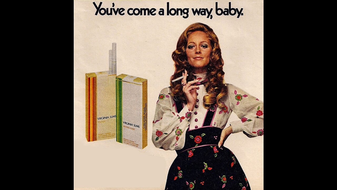 1968 VIRGINIA SLIMS CIGARETTES TV COMMERCIAL