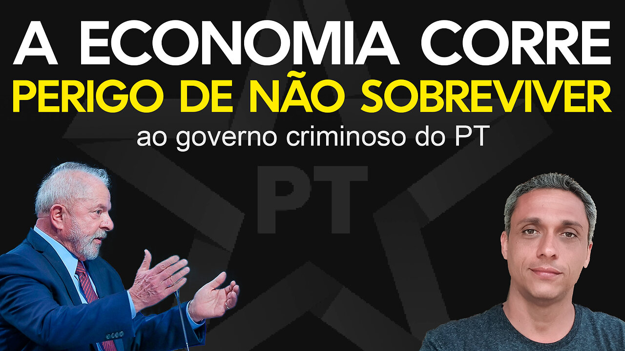 A economia passa por uma urgência mais perigosa que a pandemia sobreviver ao governo criminoso do PT