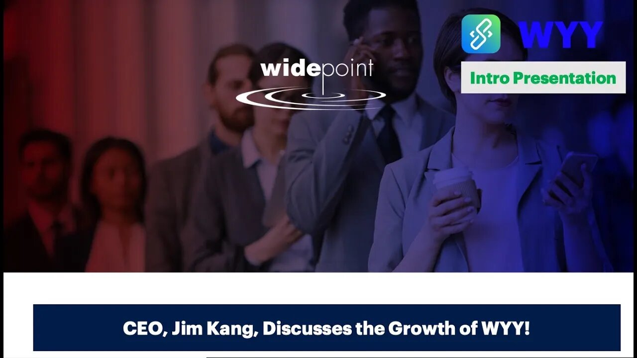 CEO of WYY, Jin Kang speaks to StoryTrading about WidePoint Corp.