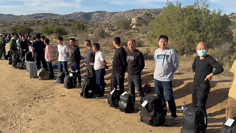 Caravan of Chinese males arrive at the U.S. border. This is 100% coordinated