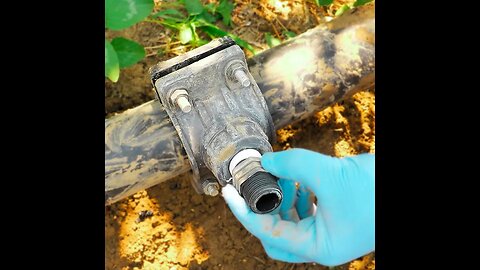 Restoring an old pipe for plant care