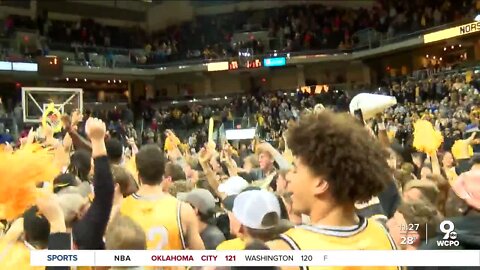 Fans storm court as NKU upsets Cincinnati