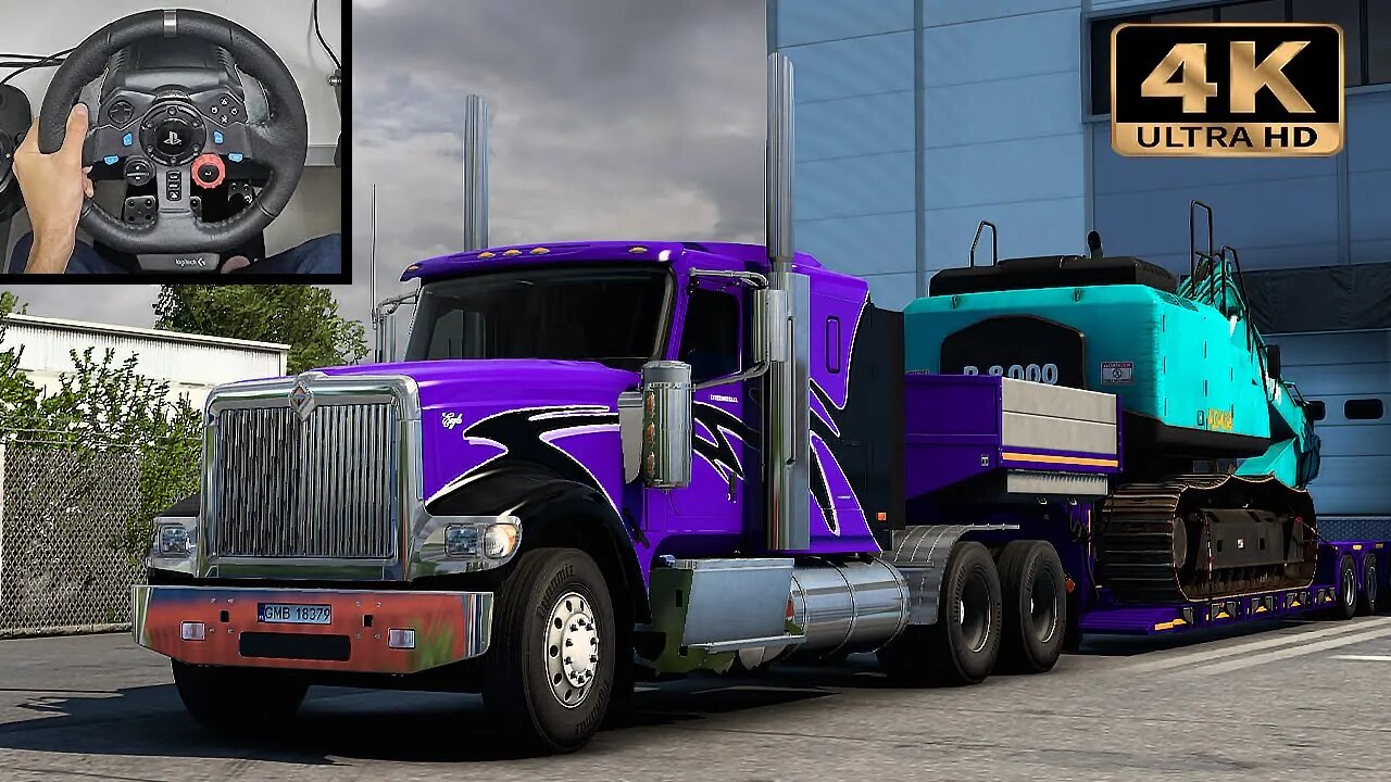 Is it HARD to drive a "NOSE" truck in EUROPE? | Logitech G29 Gameplay | ETS2 | 4K