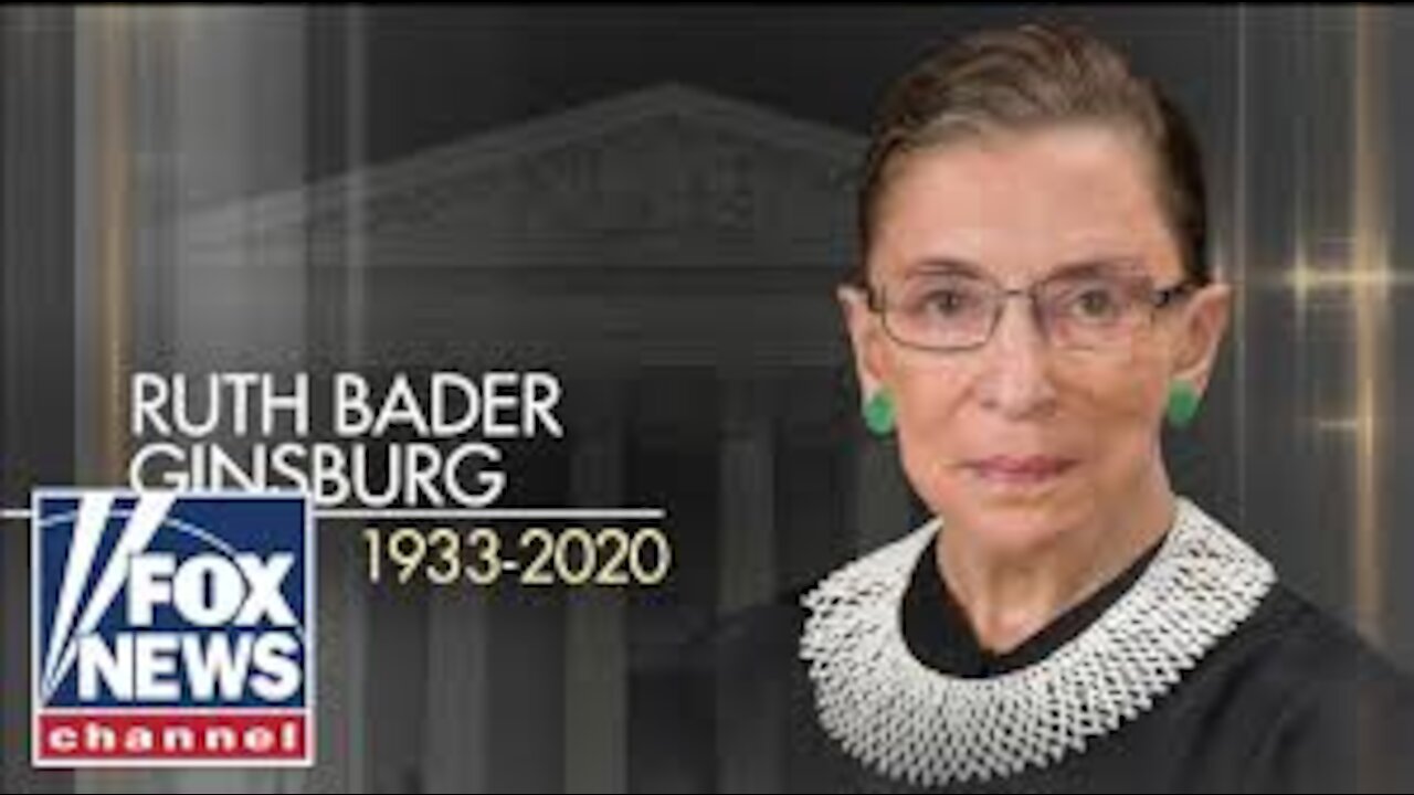 Just When You Thought The Election Couldn't Get Any Bigger - RIP RBG - Sept 19 2020