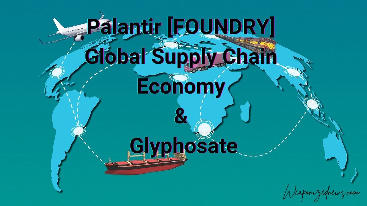 Palantir [FOUNDRY] Global Supply Chain, Economy & Glyphosate