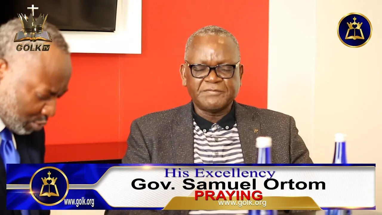 Governor Samuel Ortom Praying in Washington DC