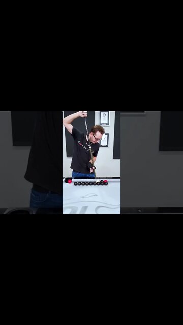 Pool Trick Shot Mastery: The unstoppable cue ball #shorts