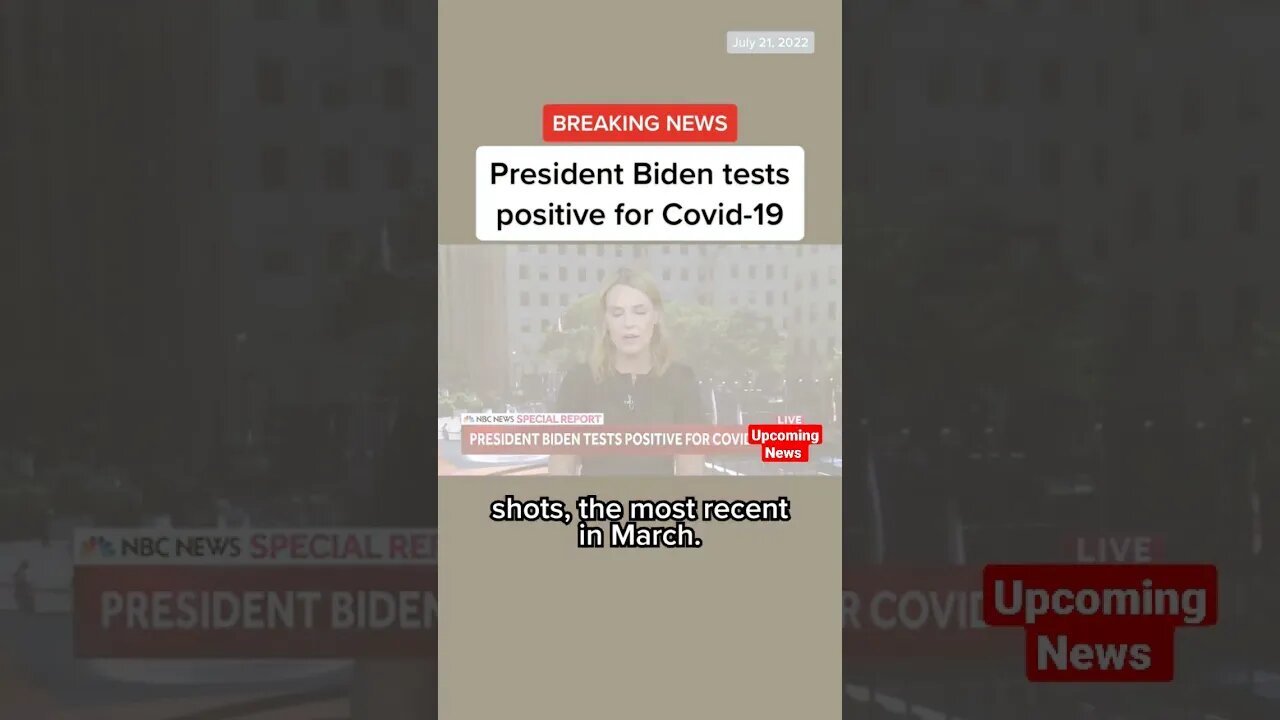 President #Biden has tested positive for #Covid-19 and is “experiencing very mild symptoms #shorts