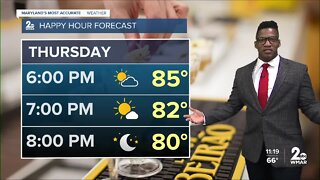 WMAR-2 News Patrick Pete's Wednesday weather