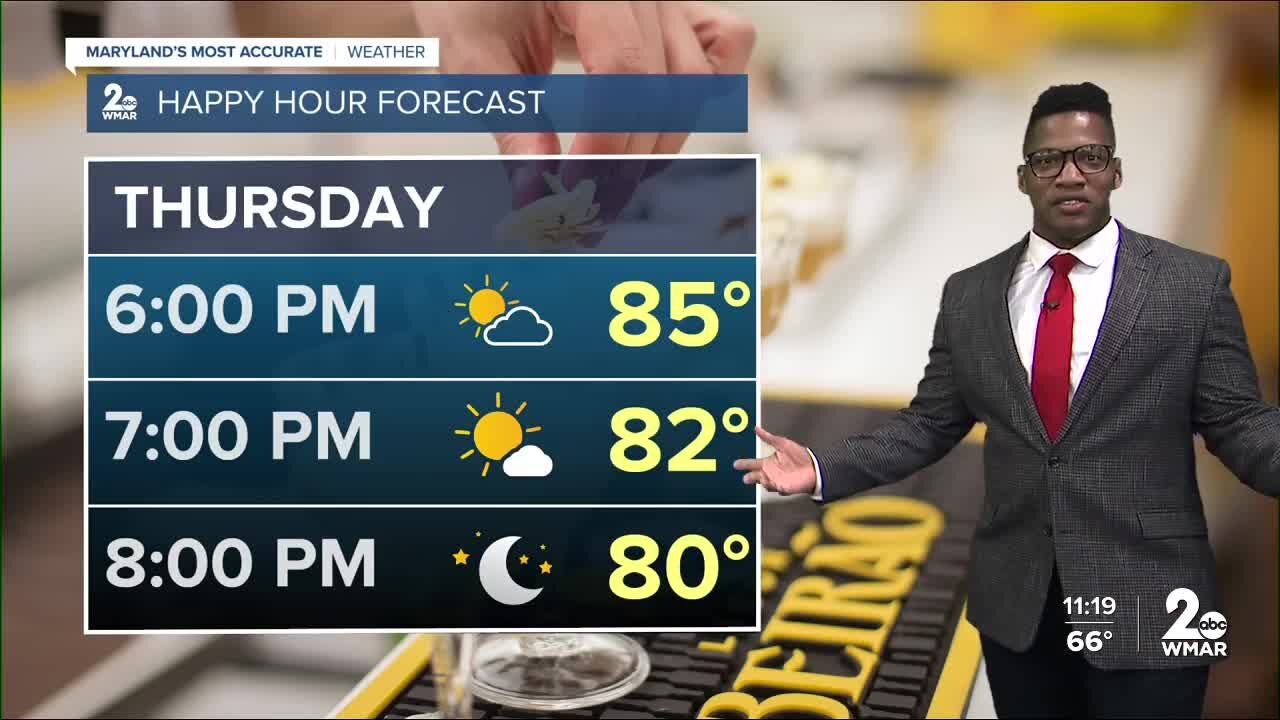WMAR-2 News Patrick Pete's Wednesday weather