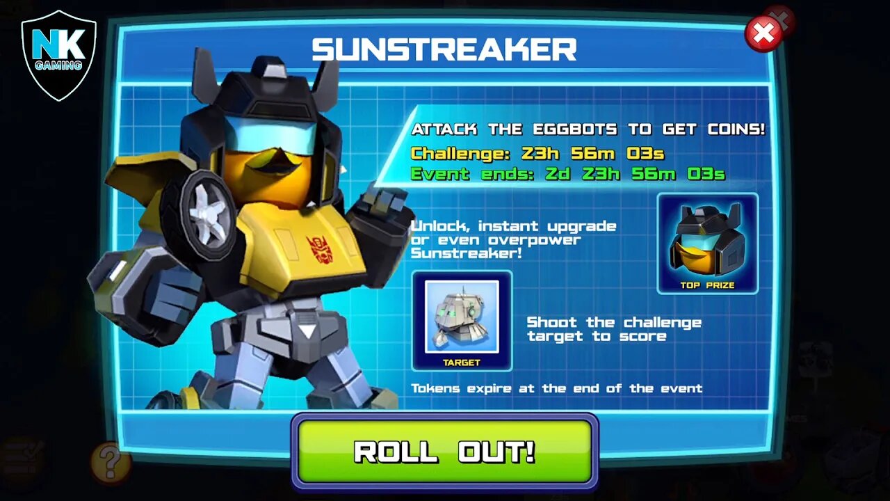 Angry Birds Transformers - Sunstreaker - Day 4