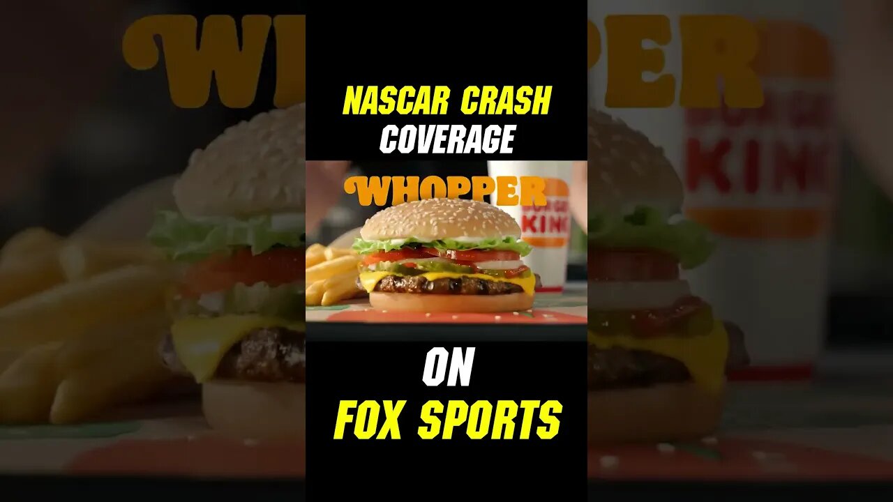 NASCAR Crash Coverage on Fox Sports #Shorts