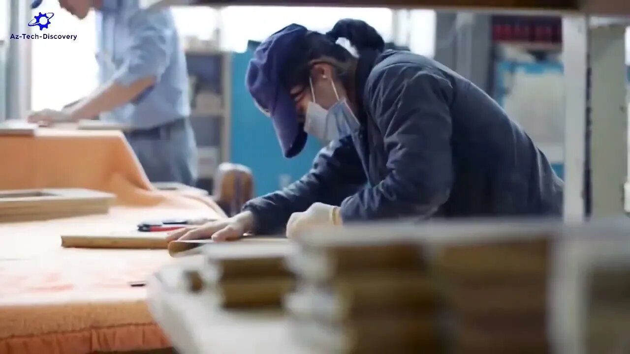 Amazing Woodworking Factory And Ingenious Worker At High Level