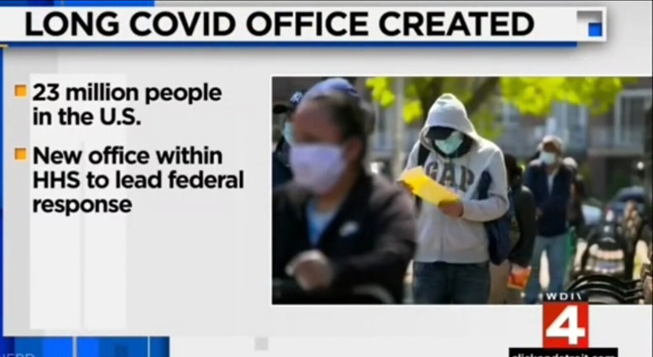 COVID-19 Scam Office of Long COVID Research Announced. Long COVID = mRNA Sickness