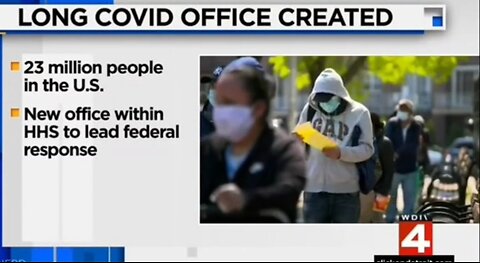 COVID-19 Scam Office of Long COVID Research Announced. Long COVID = mRNA Sickness