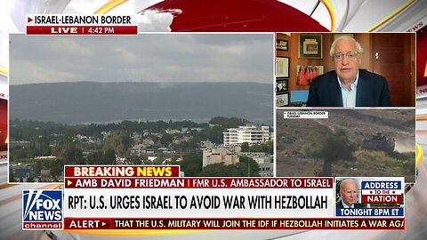 U.S. Reportedly Urging Israel Behind The Scenes To Avoid War With Hezbollah