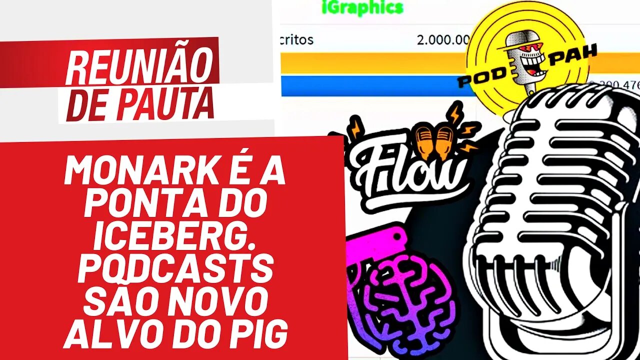 Monark é a ponta do iceberg. Podcasts são novo alvo do PIG - Reunião de Pauta nº 901 - 15/02/22