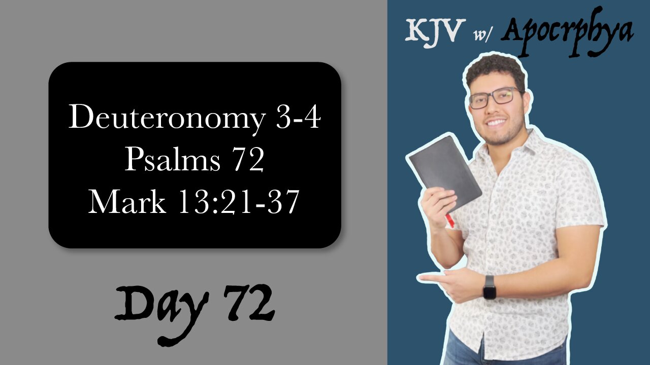 Day 72 - Bible in One Year KJV [2022]