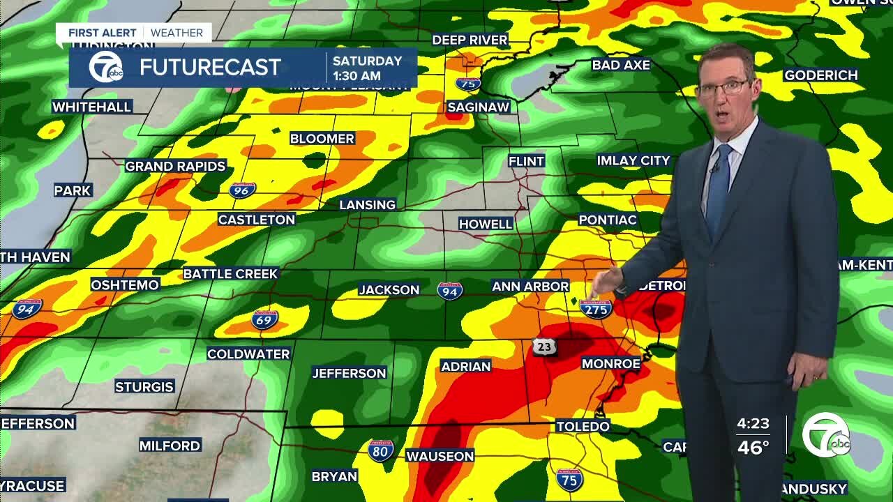 Heavy rain tonight, wind advisory tomorrow