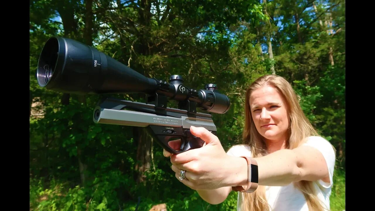 22lr pistol with Deer Scope - Wifey Wednesday