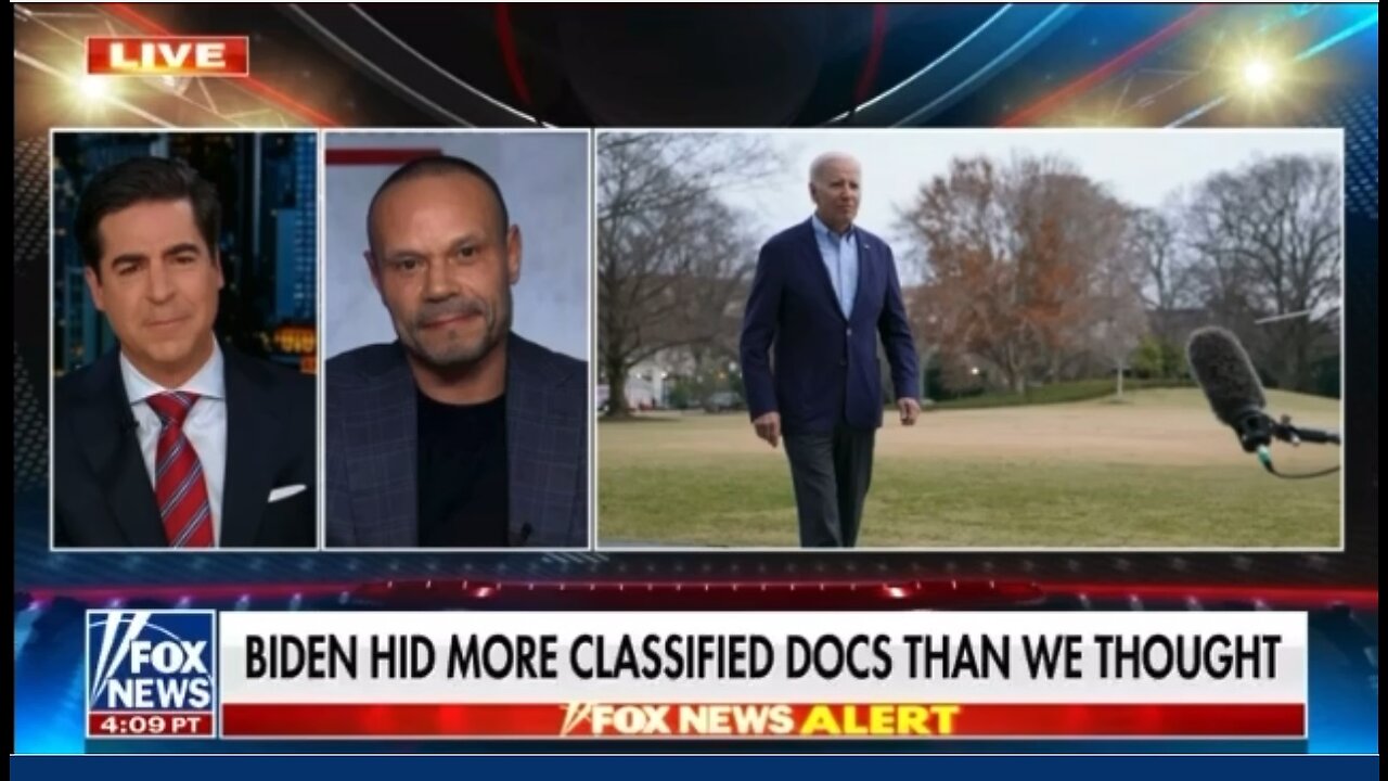 CGI Biden's Second Cache of Classified Docs Emerge | Jesse Watters & Dan Bongino
