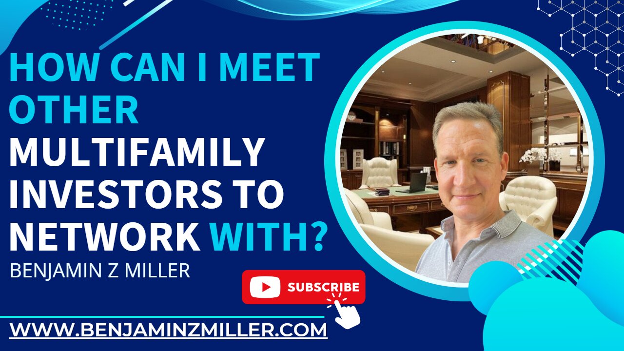 How can I meet other multifamily investors to network with?