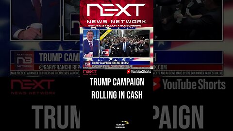 Trump Campaign ROLLING IN CASH #shorts