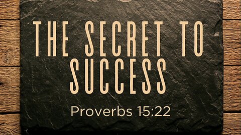 The Secrets to Success | Pastor Abram Thomas