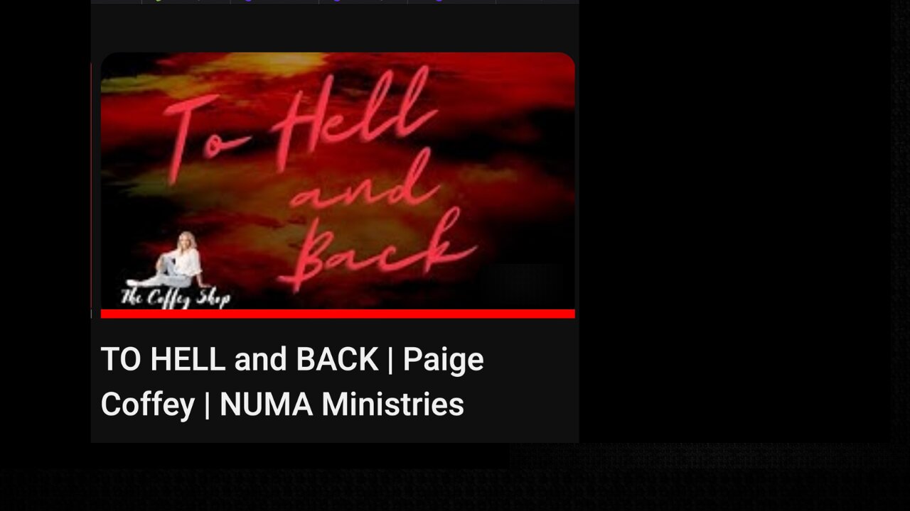 To Hell and Back - The Paige Coffey Story