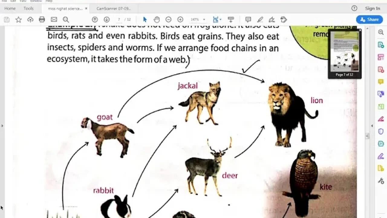 Class 7th Science 09 07 2020