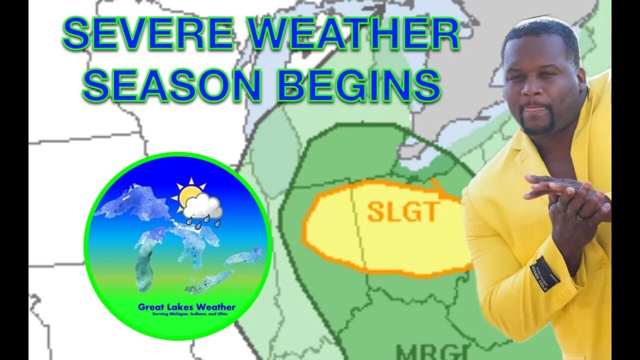 Severe Weather, Tornadoes Possible in Indiana and Ohio 3/23 -Great Lakes Weather