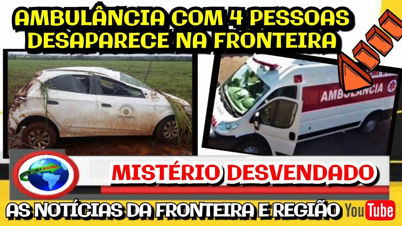 Ambulância Desaparece no Interior de MS no Brasil