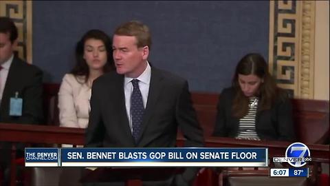 Sen. Michael Bennet slams Trump's health care plans