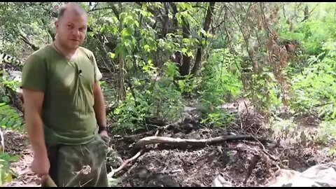 On AFU position terrible find in the forests of the Izyum Front Our guys found a FEMALE burial