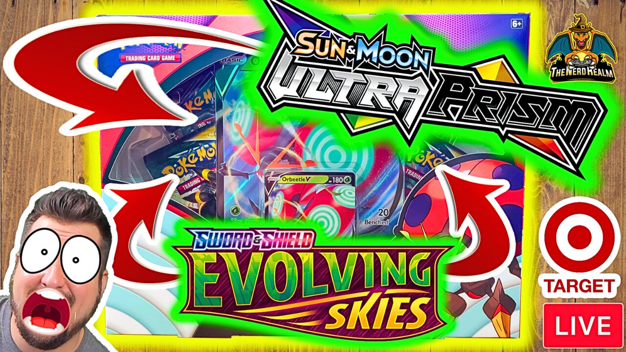 Ultra Prism & Evolving Skies in Orbeetle V Boxes from Target! | Pokemon Cards Opening LIVE!