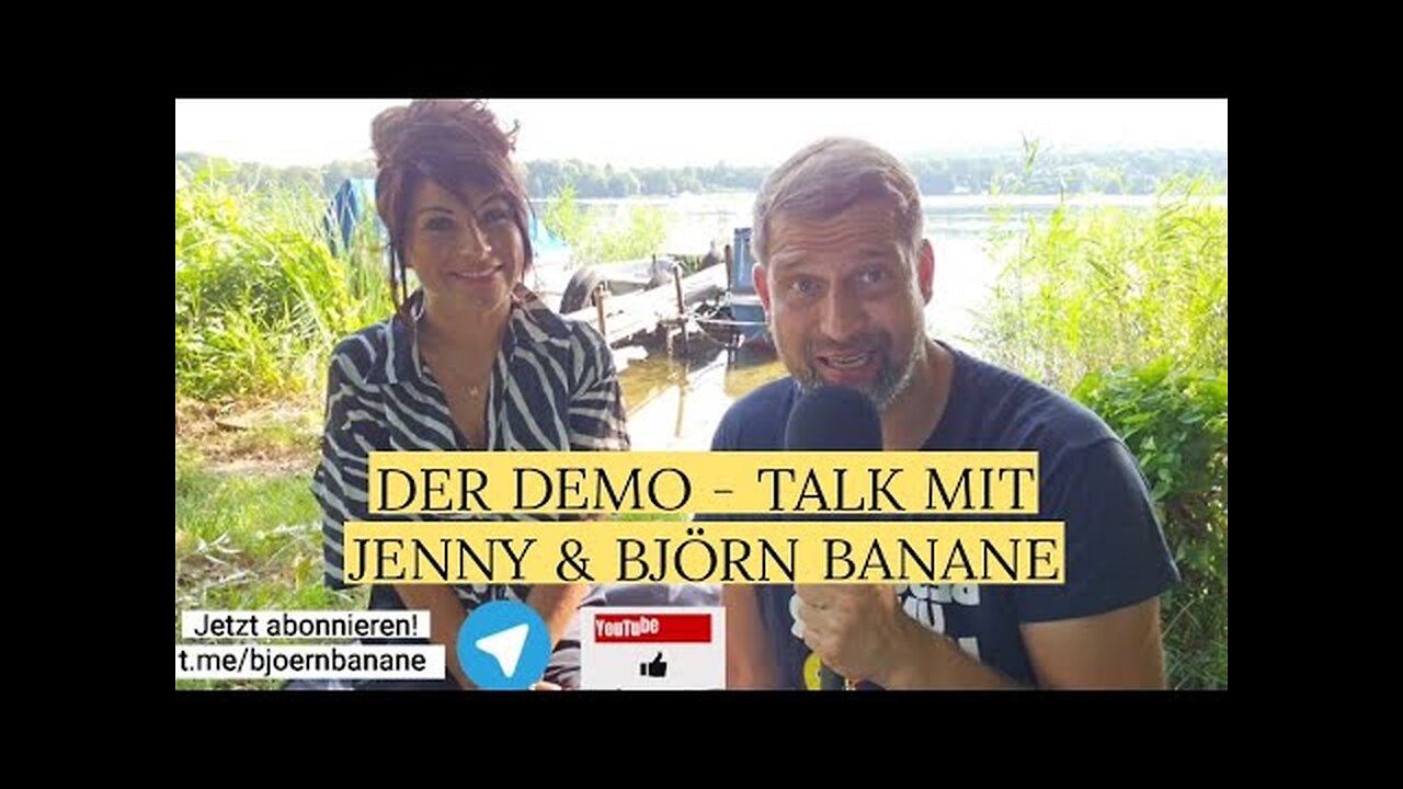 Der Demo - Talk mit Jenny und Björn Banane@Björn Banane🙈🐑🐑🐑 COV ID1984