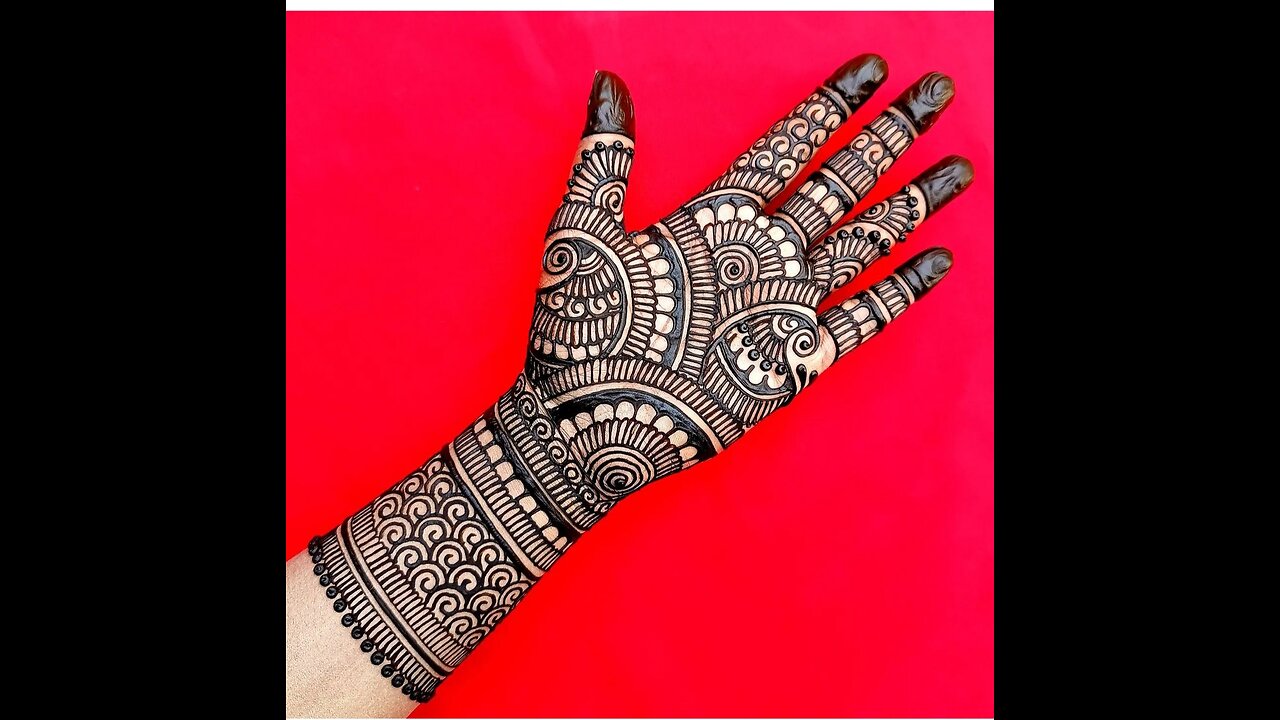 Beautiful mehandi design 💓❤💓❤