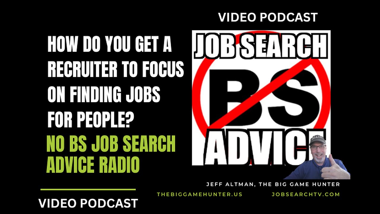 How Do You Get a Recruiter to Focus on Finding Jobs for People?