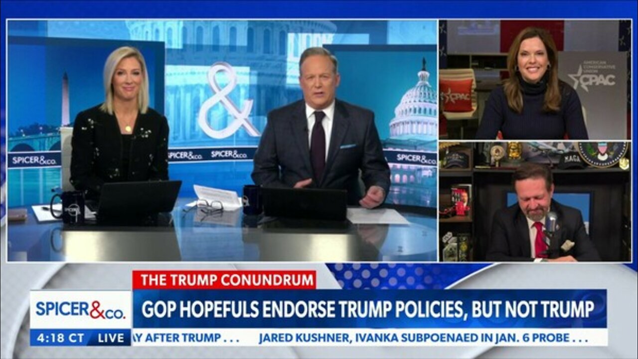 The Trump Conundrum - 2024 hopefuls giving mixed signals while pushing Trump-era policies