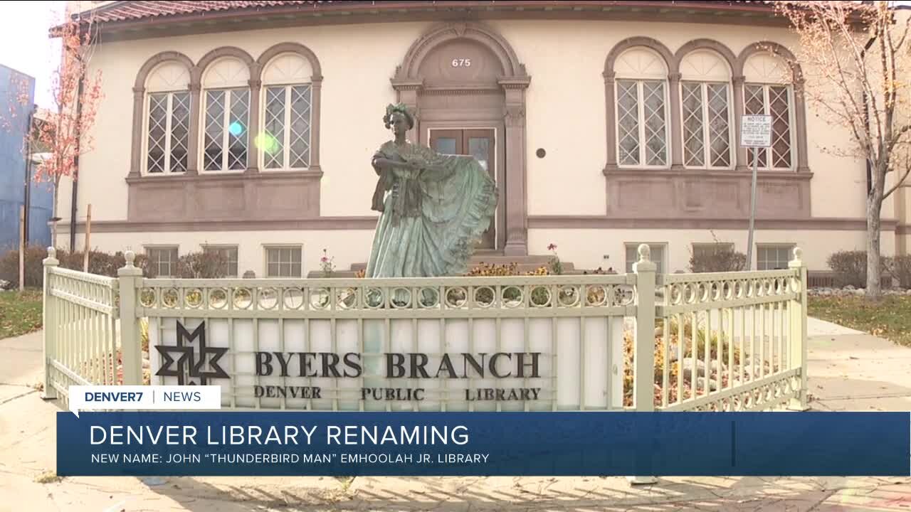 Denver library branch getting renamed
