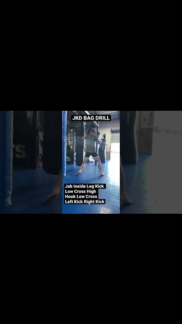 JKD BAG DRILL Low Cross High Hook Low Cross