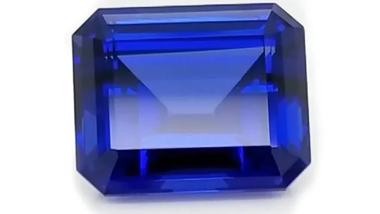 Chatham Octagon Blue Sapphires: Lab grown emerald cut blue sapphires