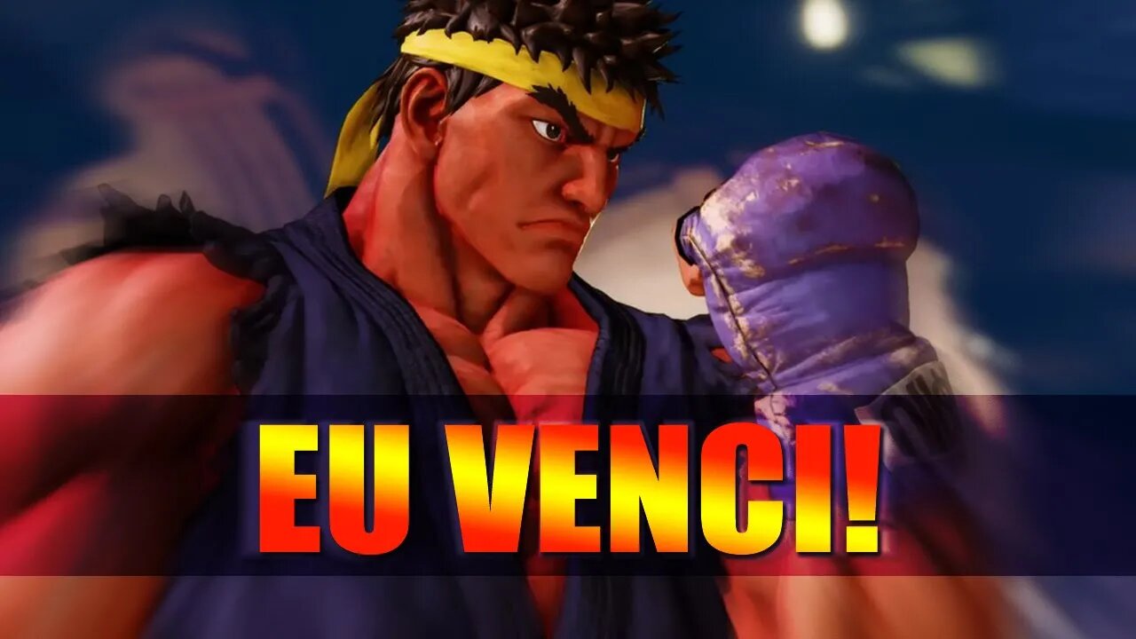 Eu venci!