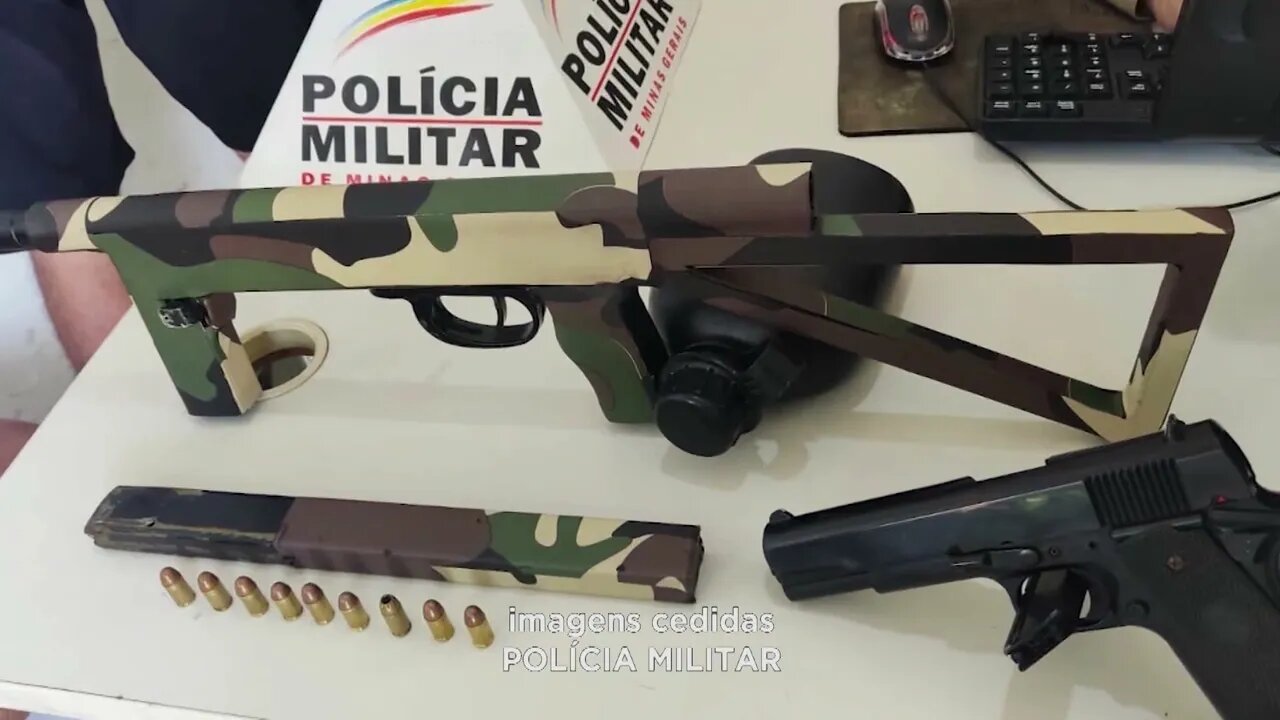 Cidade de Nanuque: várias apreensões de armas e munições, além de prisões foram realizadas pel