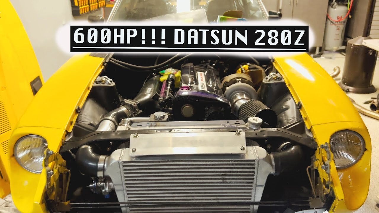 600HP!! Datsun 280z Fairlady Build - CRAZY Cantilever Suspension, 62mm TURBO, RB-25