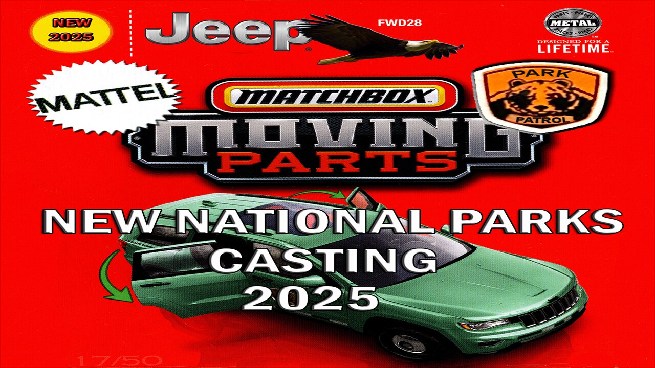 MATCHBOX 2025 NEW CASTING NATIONAL PARKS JEEP GRAND CHEROKEE