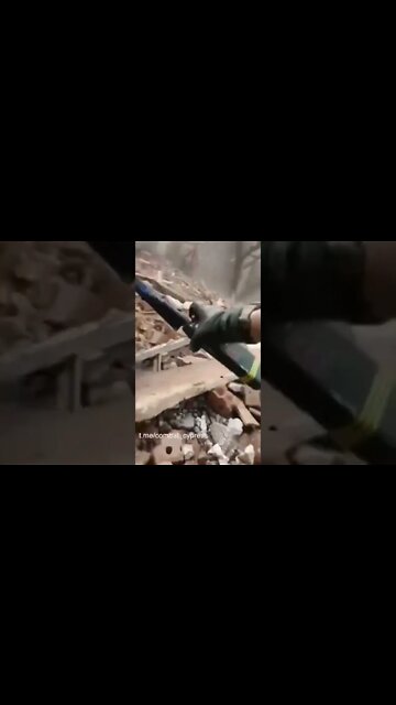 reports say troops were hit but not hurt when something hits the building