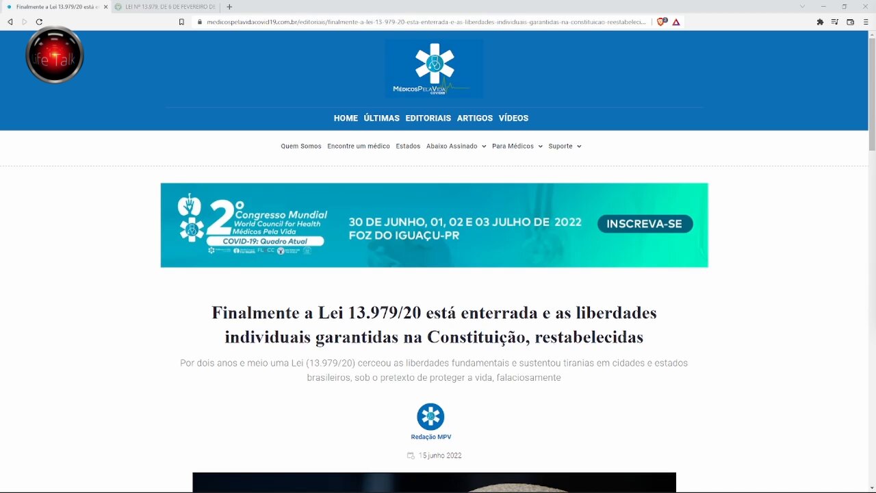 FINALMENTE, dois anos e 4 meses depois, a INFAME lei MORO MANDETA chega ao FIM